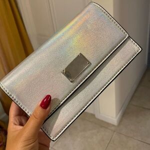 Silver holographic Women's purse